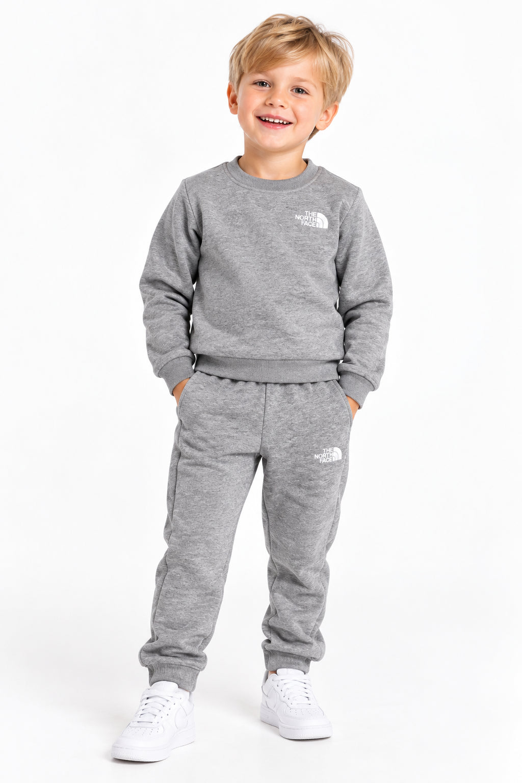 KID EVOLUTION CREW SET GRIGIO - ABBIGLIAMENTO - THE NORTH FACE
