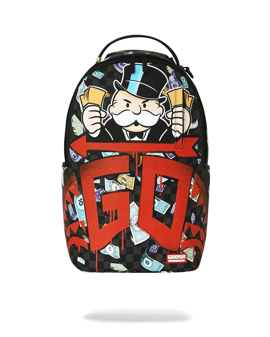 MONOPOLY GO SHARKMOUTH STENCIL BACKPACK - Accessori - SPRAYGROUND