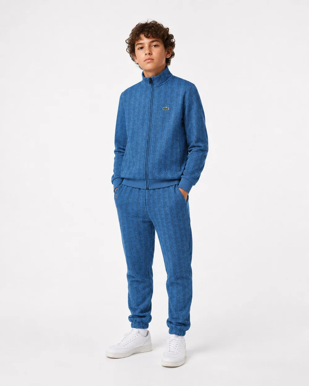 LCB MONOGRAM FULL CELESTE - ABBIGLIAMENTO - LACOSTE