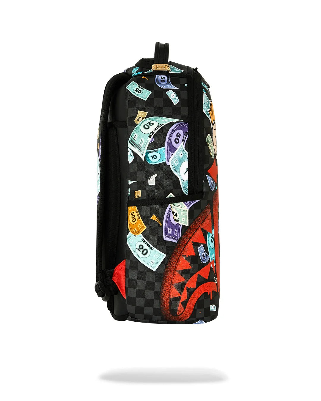 MONOPOLY GO SHARKMOUTH STENCIL BACKPACK - Accessori - SPRAYGROUND