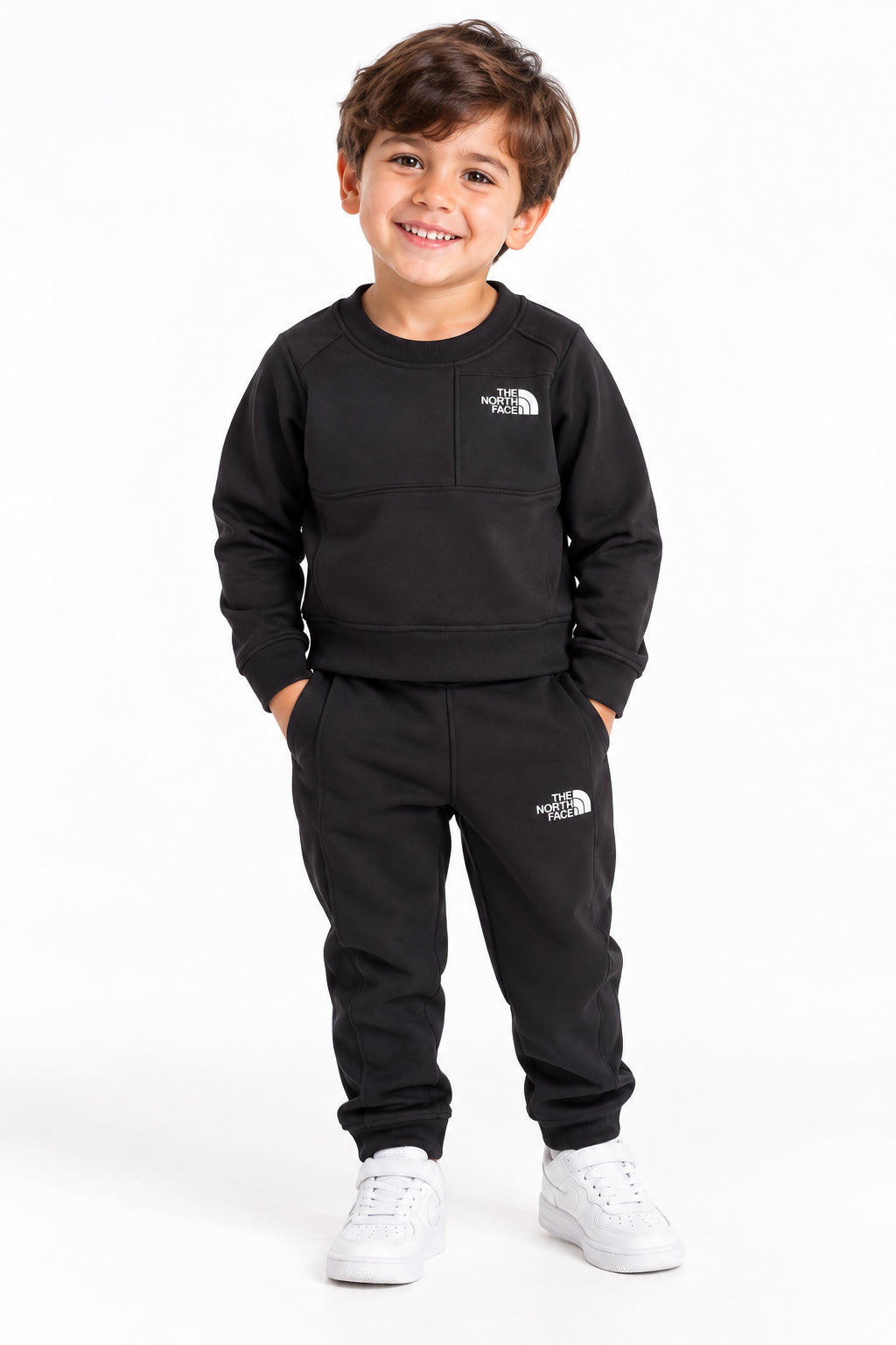 KID TNF PERFORMANCE FLEECE SET NERO - ABBIGLIAMENTO - THE NORTH FACE
