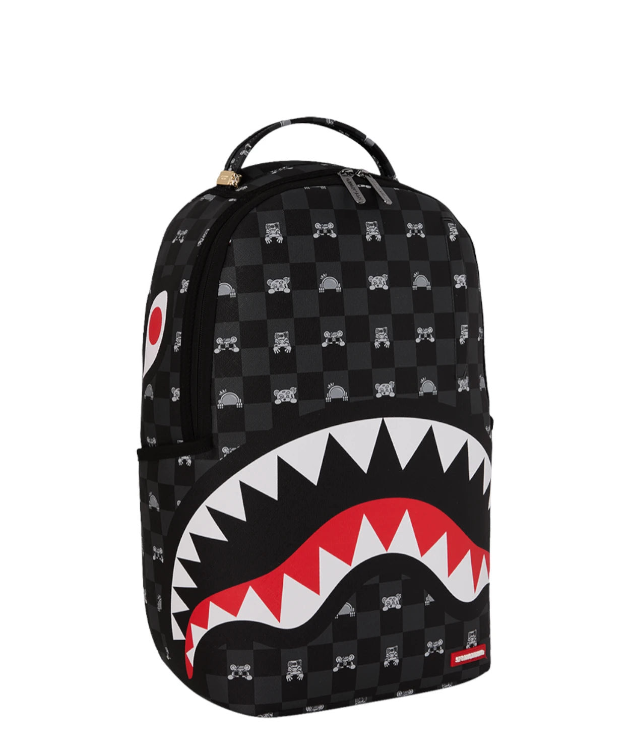 GRAY PEEKING CHARACTER CHECK BACKPACK - Accessori - SPRAYGROUND