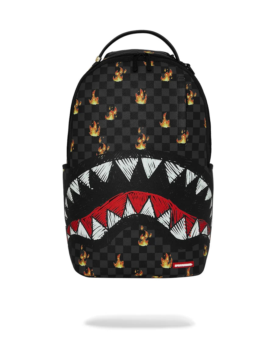 SCRIBBLE FIRE CHECK BACKPACK - Accessori - SPRAYGROUND