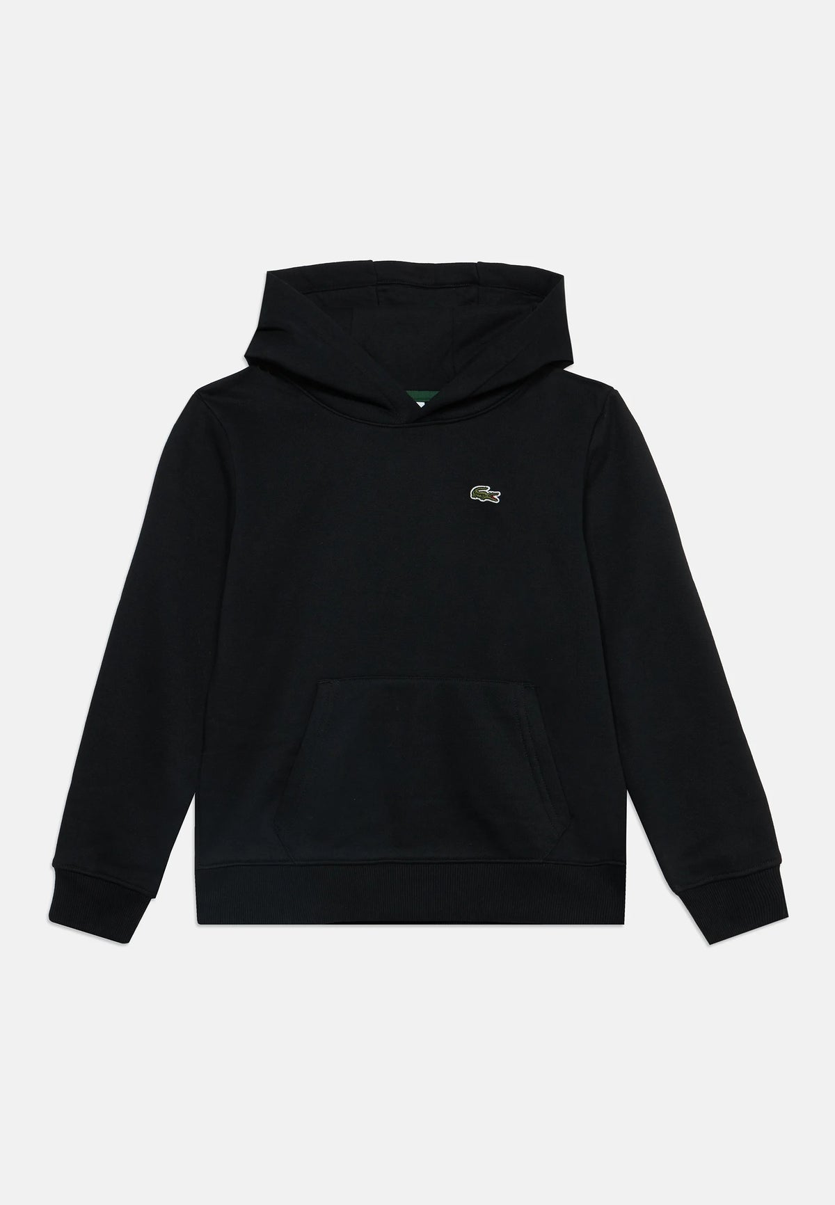 LCB CORE FLEECE PULLOVER HOODI NERO - ABBIGLIAMENTO - LACOSTE