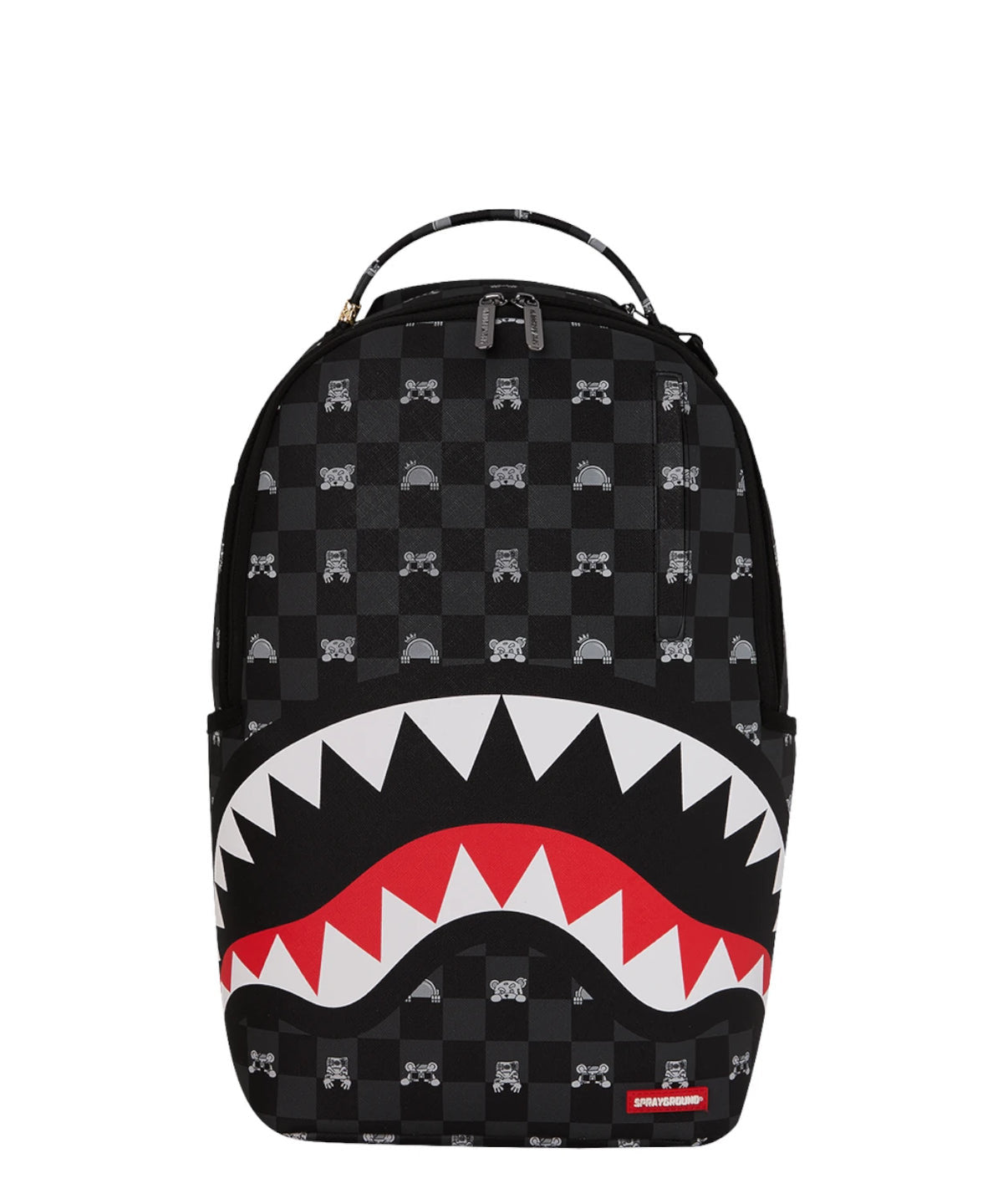 GRAY PEEKING CHARACTER CHECK BACKPACK - Accessori - SPRAYGROUND