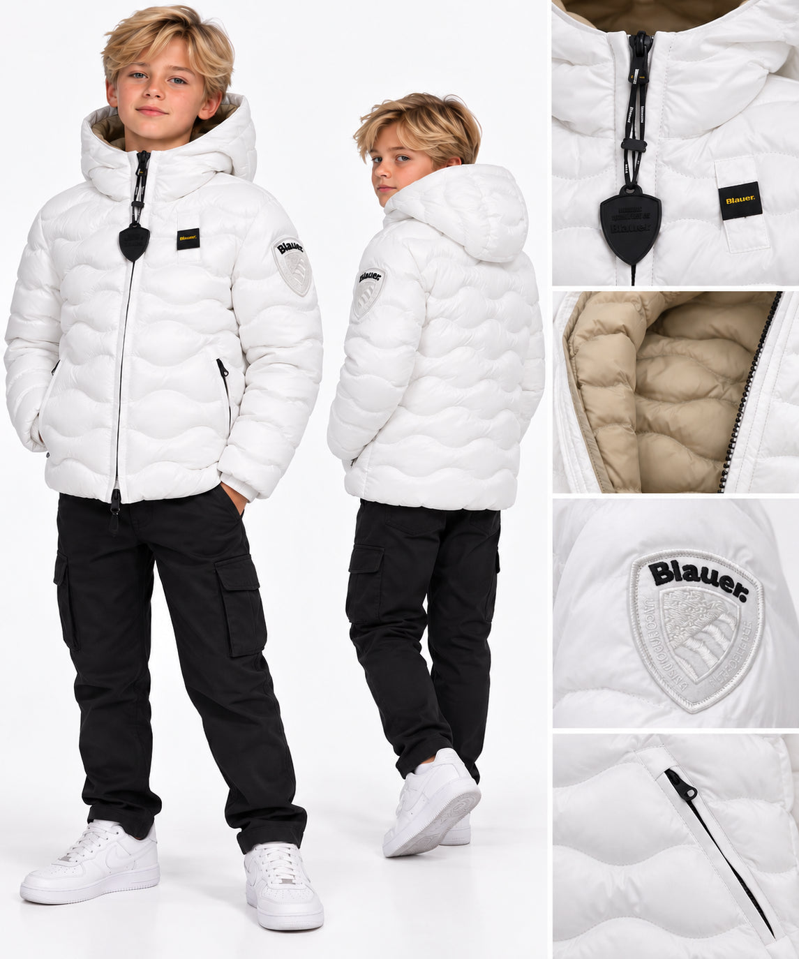 BRYANT JUNIOR BIANCO - ABBIGLIAMENTO - BLAUER