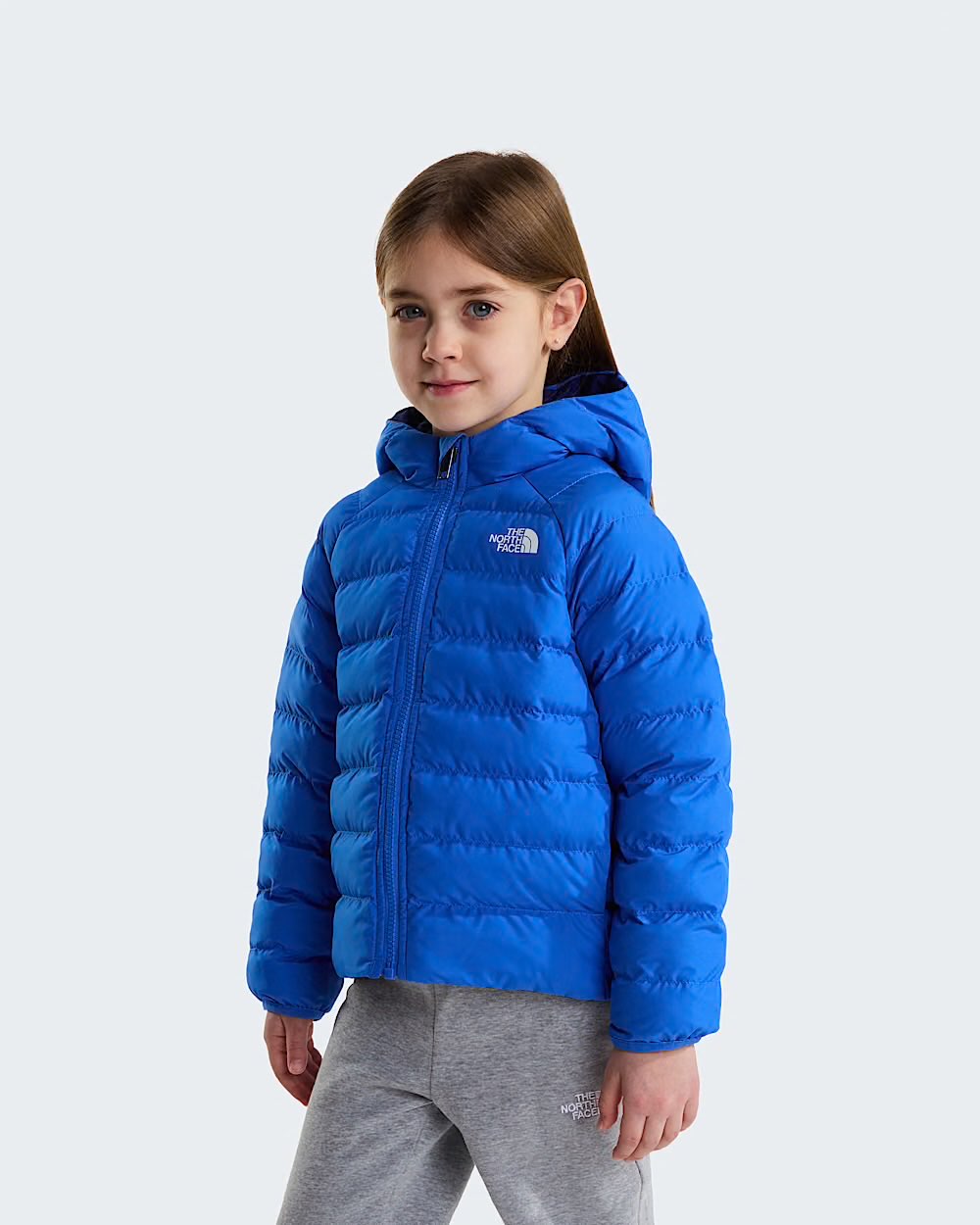 KID REVERSIBLE PERRITO HOODED JACKET ACTIVE BLUE - ABBIGLIAMENTO - THE NORTH FACE