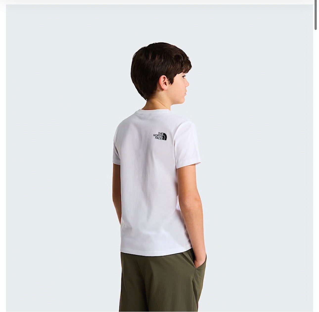 TEEN EASY REG SS TEE TNF WHITE - ABBIGLIAMENTO - THE NORTH FACE