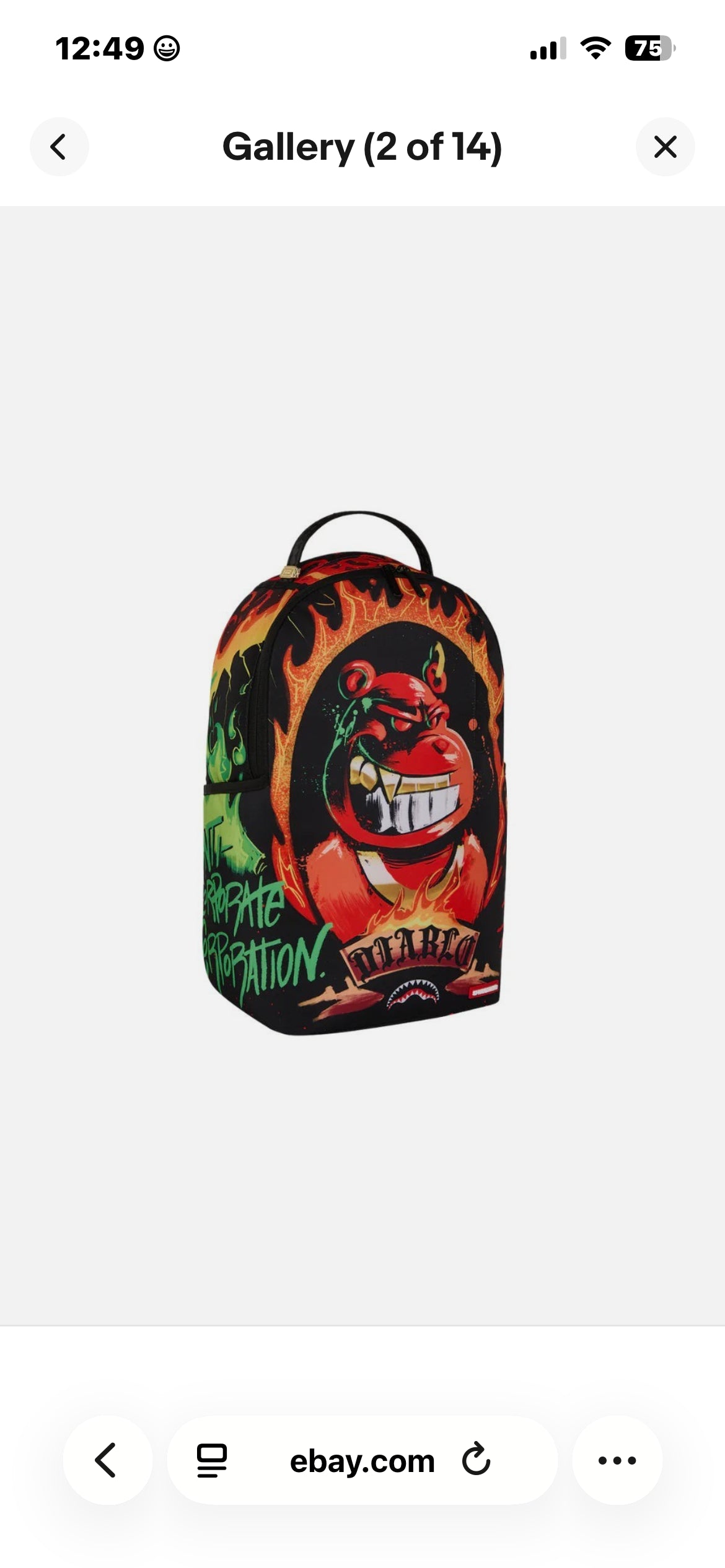 DIABLO BURNING BILLION DIABLO BILL BACKPACK - Accessori abbigliamento - SPRAYGROUND