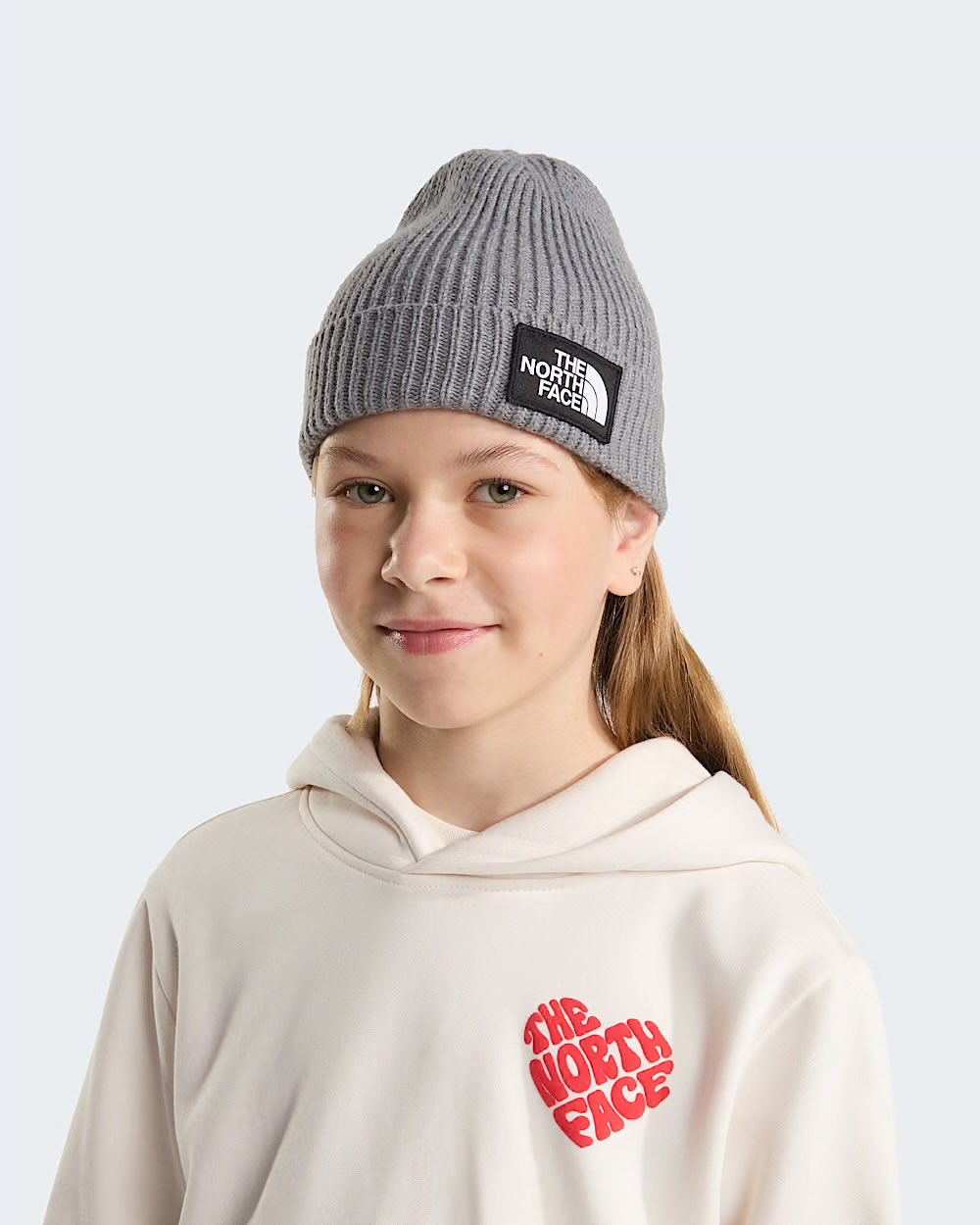 KIDS LOGO BOX BEANIE GREY HEATER - Accessori abbigliamento - THE NORTH FACE