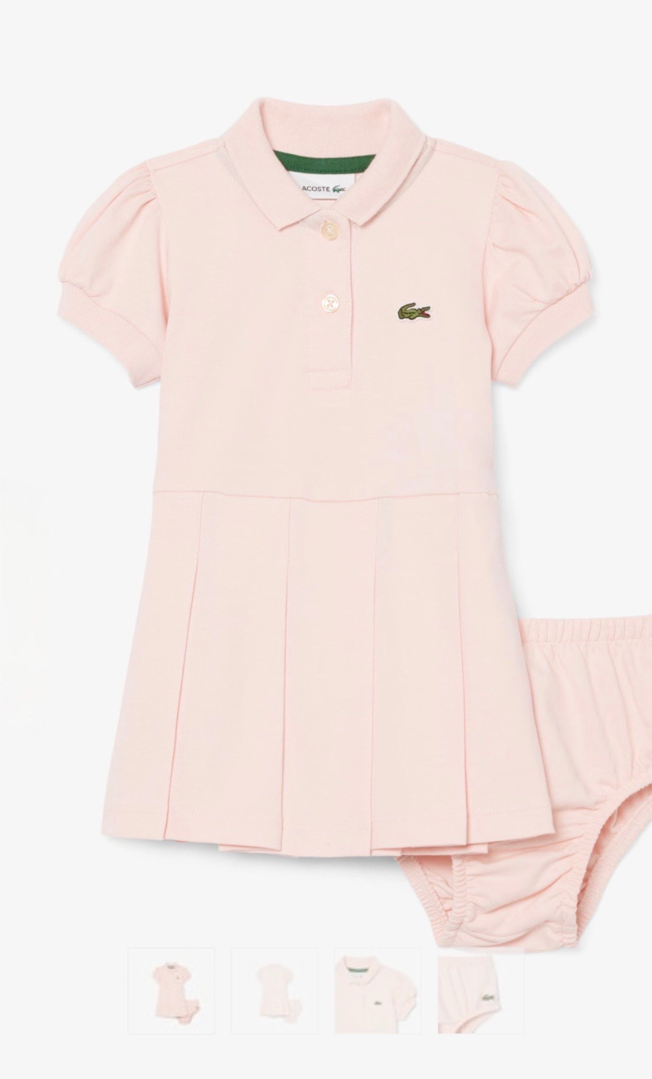 LCG PLEATED DRESS - ABBIGLIAMENTO - LACOSTE