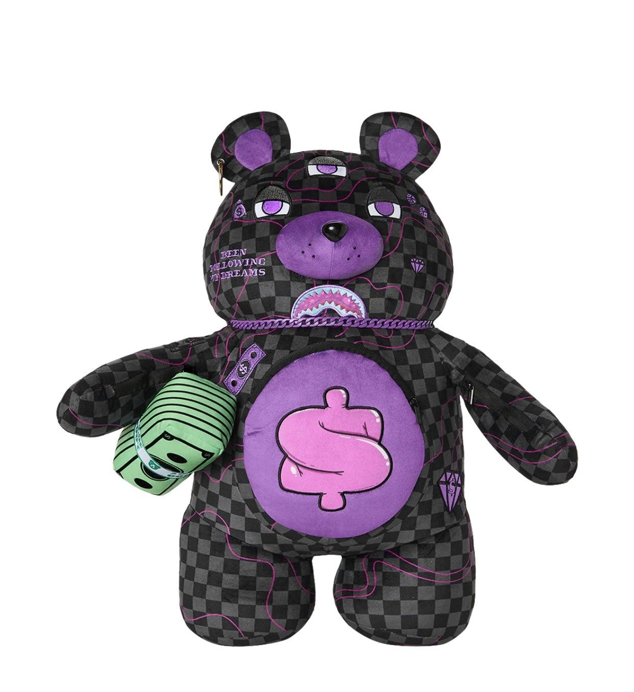 PURPLE SLIME TAKEOVER MONEYBEAR BACKPACK - Accessori - SPRAYGROUND
