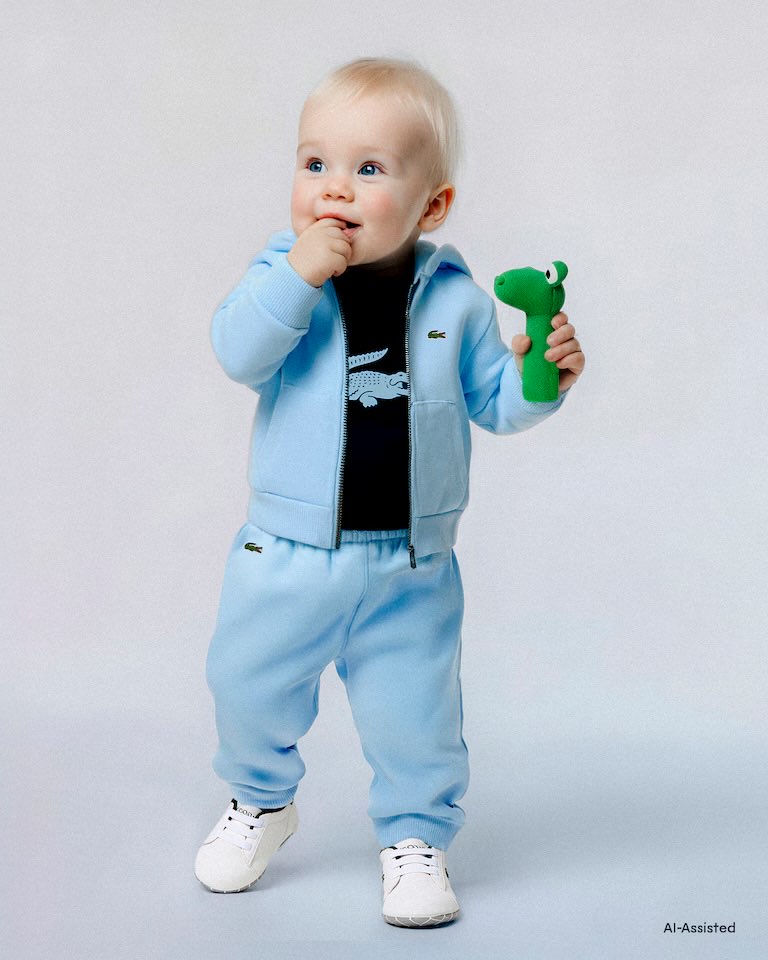 LCN MON PREMIER FLEECE SET BLU - ABBIGLIAMENTO - LACOSTE