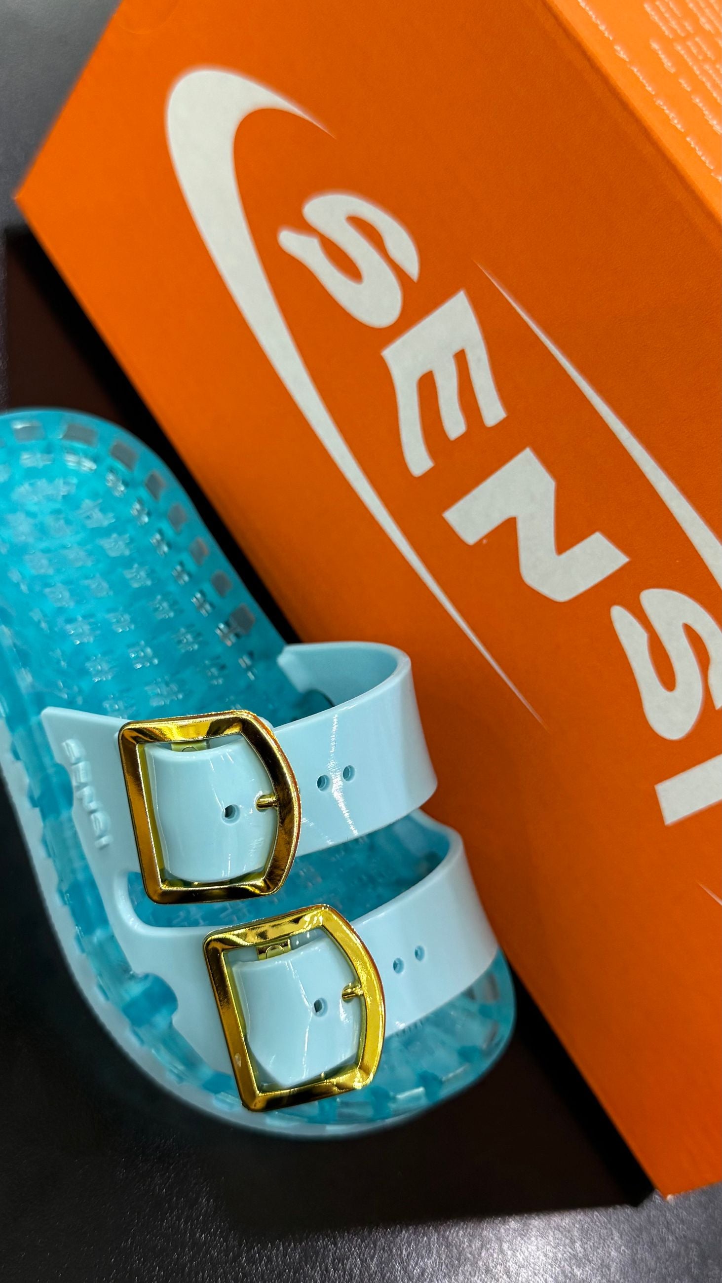 LA JOLLA FLAMINGO CELESTE - Accessori calzature - SENSI