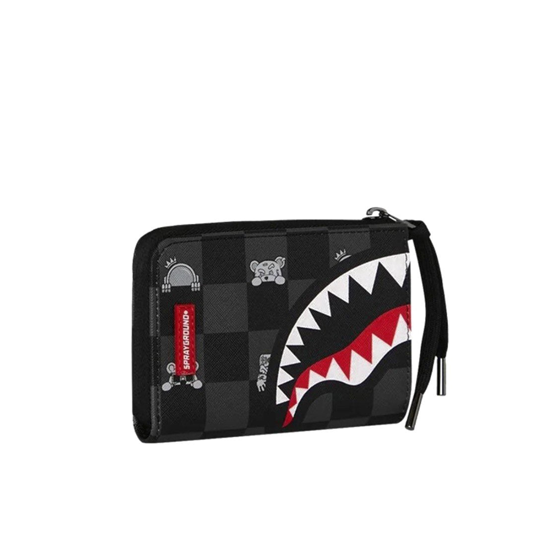 GRAY PEEKING CHARACTER CHECK WALLET - Accessori - SPRAYGROUND