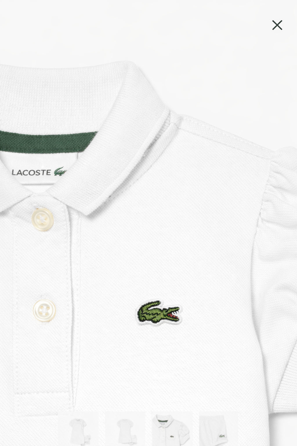 LCG PLEATED DRESS B - ABBIGLIAMENTO - LACOSTE