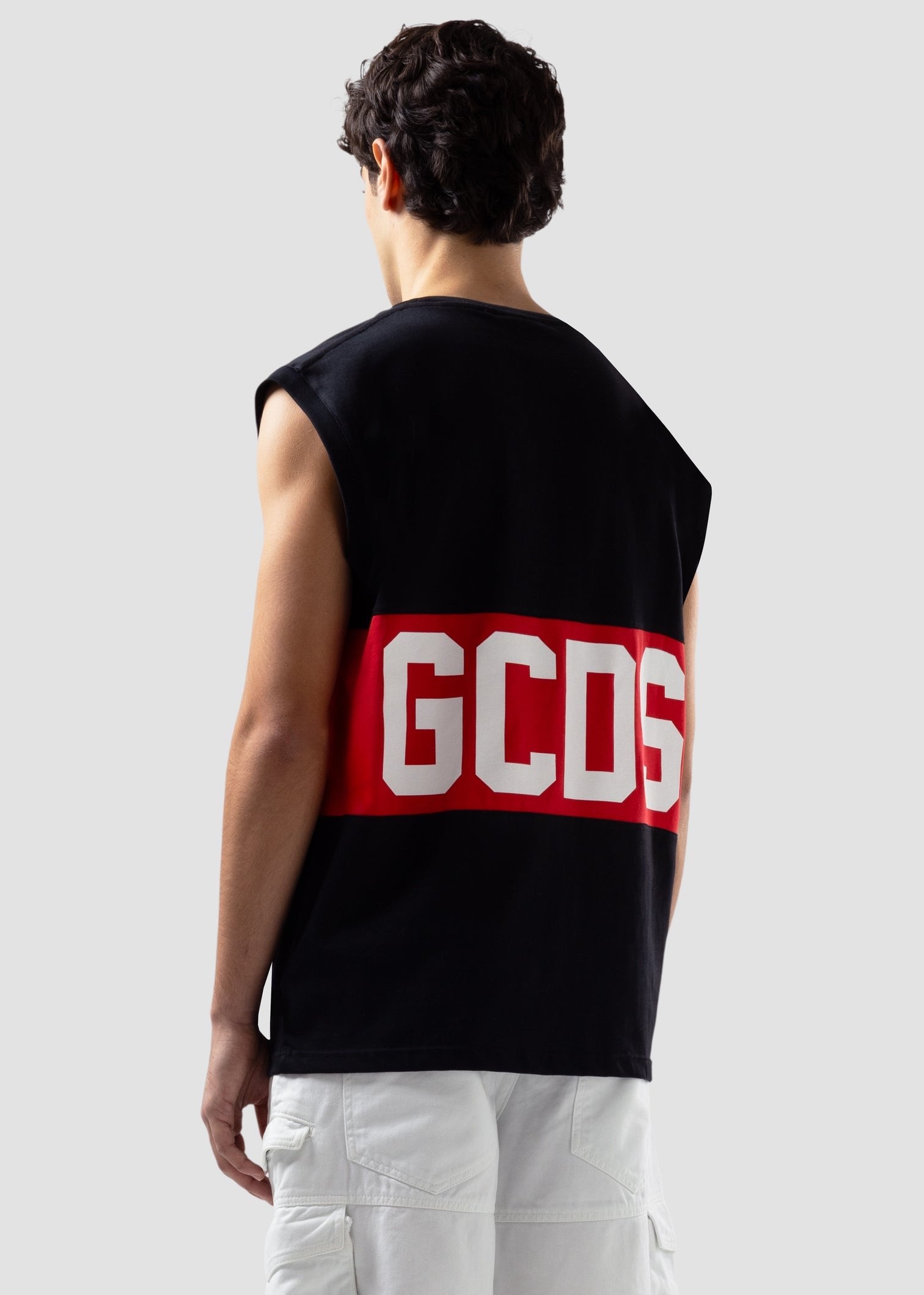 BAND LOGO SLEEVELESS  TEE - ABBIGLIAMENTO - GCDS