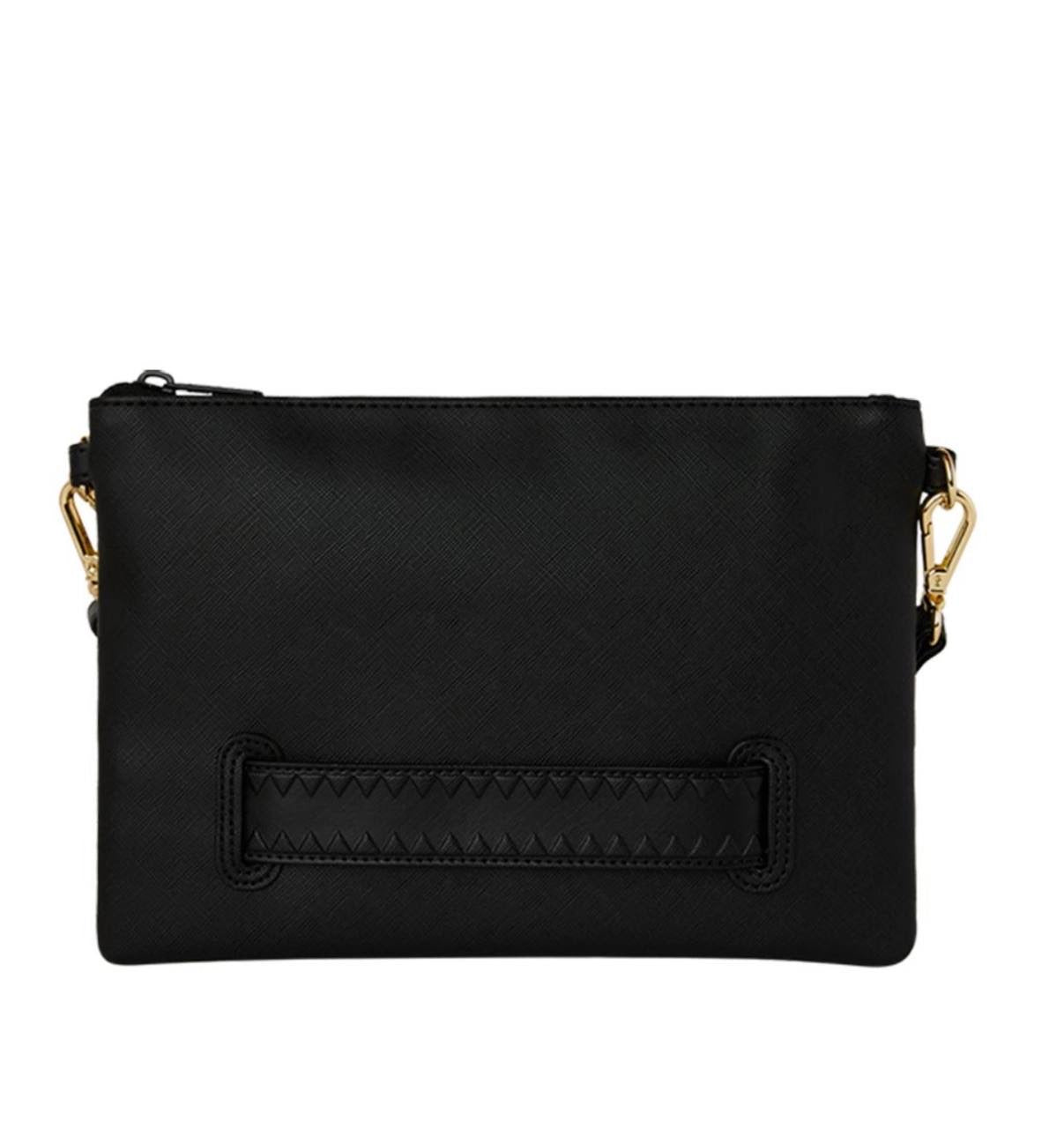BAG OF MONEY ON FIRE CROSSOVER CLUTCH - Accessori - SPRAYGROUND