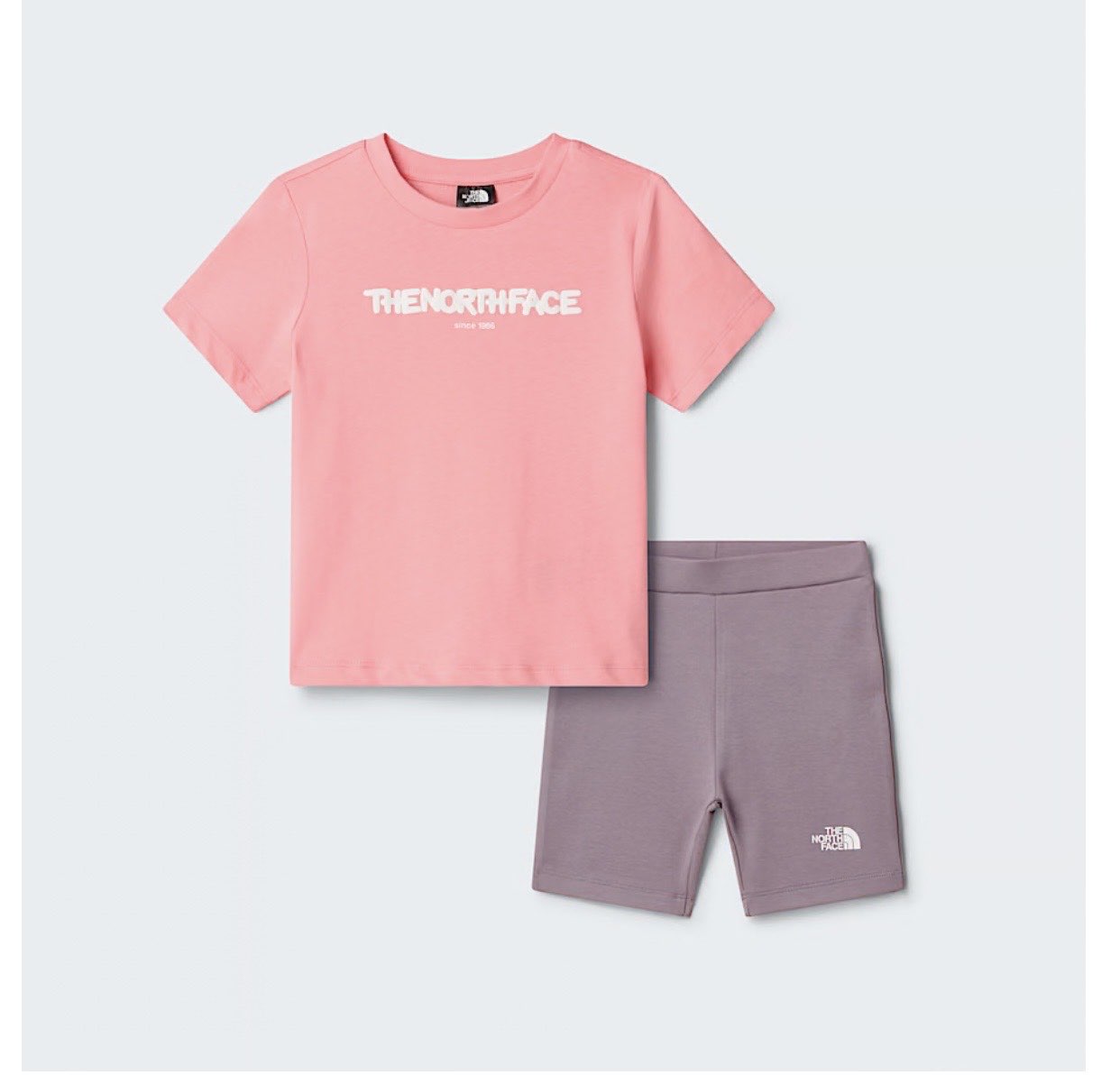 KID BUBBLE LOGO REG SET CORAL CRU - ABBIGLIAMENTO - THE NORTH FACE