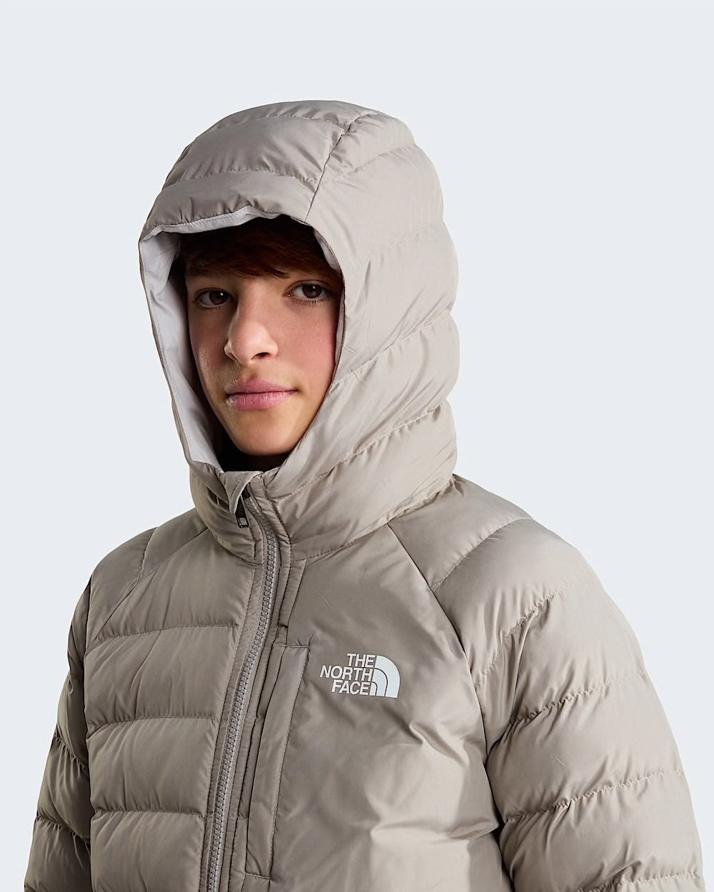 B REVERSIBLE PERRITO HOODED JACKET STONE SLAB - ABBIGLIAMENTO - THE NORTH FACE