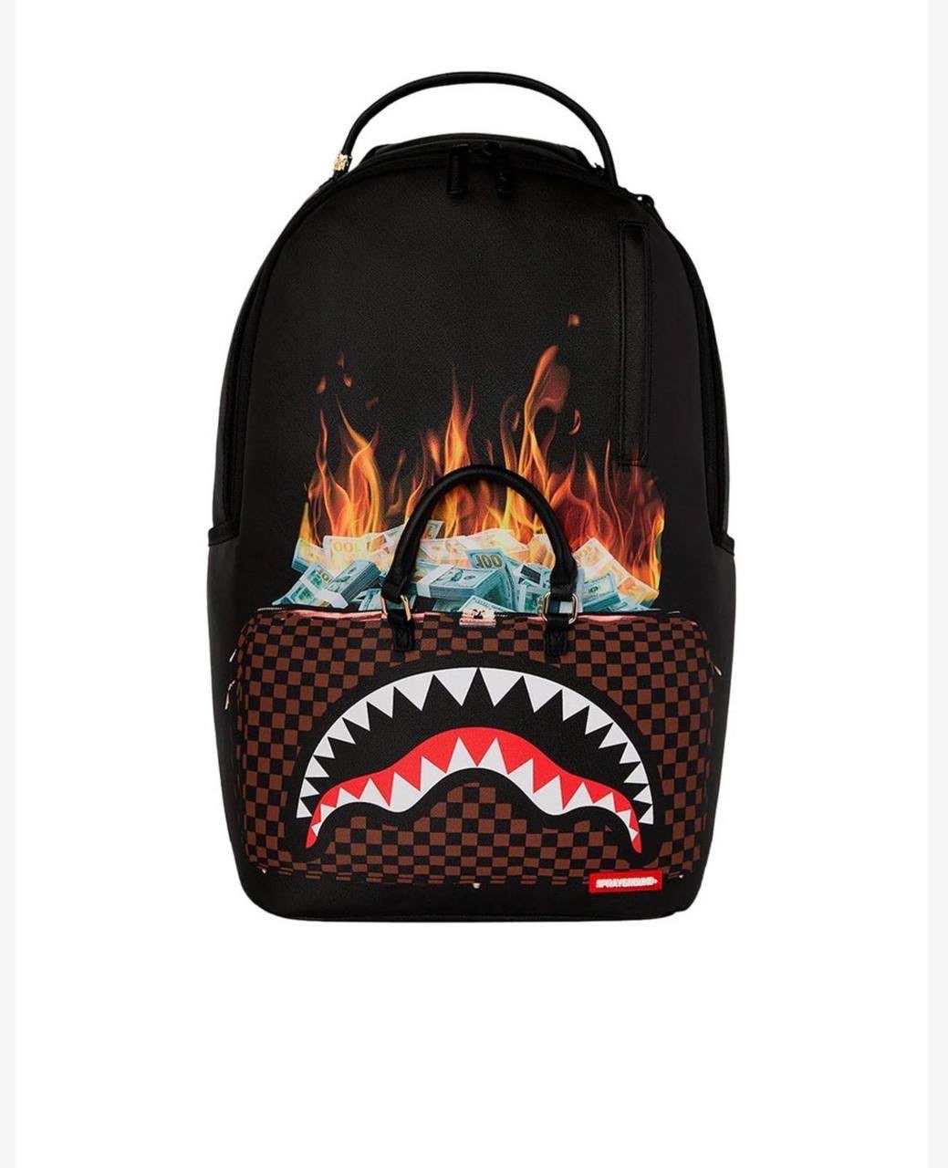 BAG OF MONEY ON FIRE BACKPACK - Accessori - SPRAYGROUND