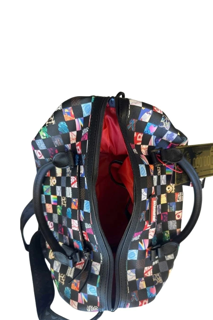 CRAZY CHECK MINI DUFFLE - Accessori - SPRAYGROUND