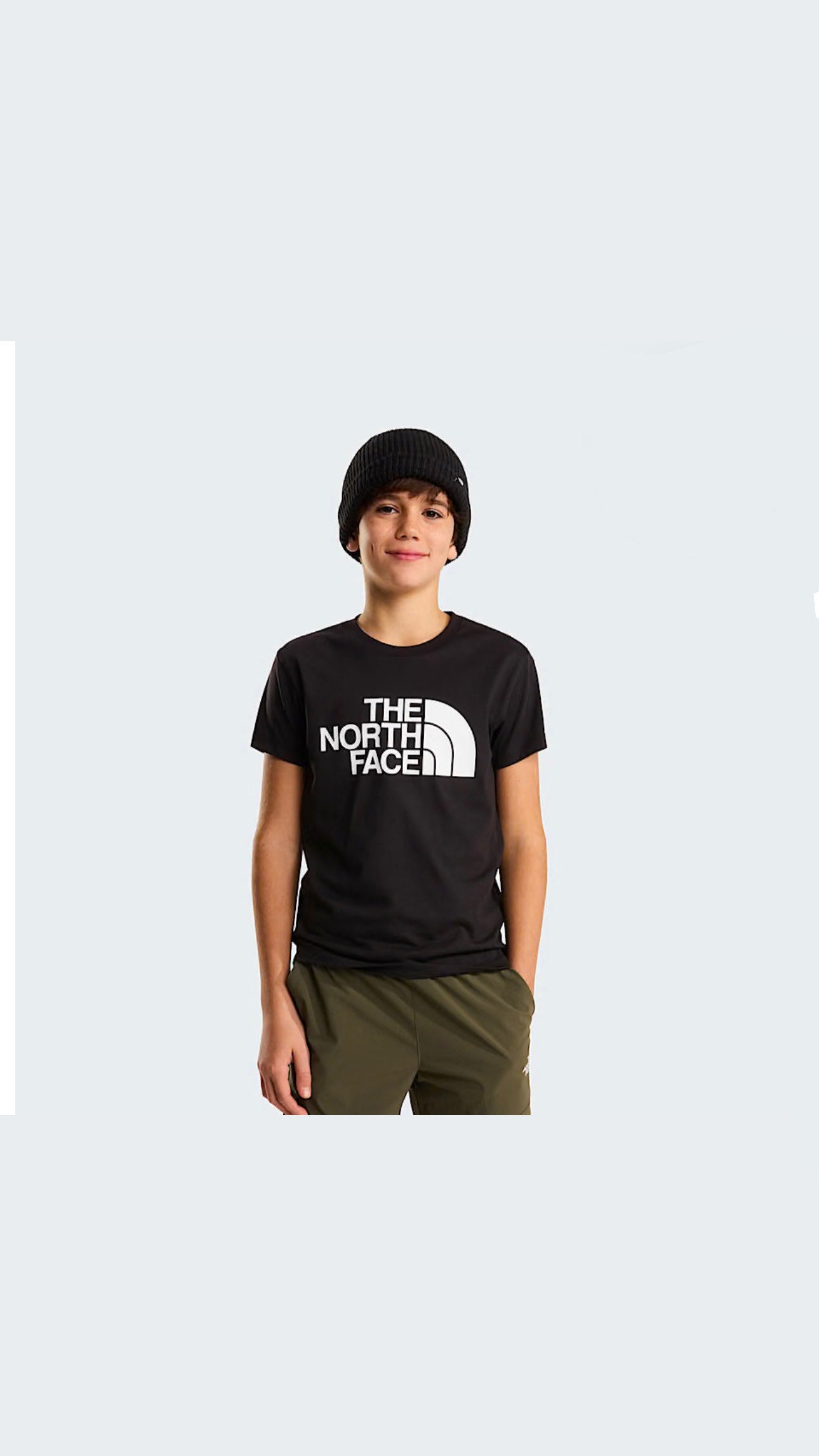 TEEN EASY REG SS TEE TNF BLACK - ABBIGLIAMENTO - THE NORTH FACE