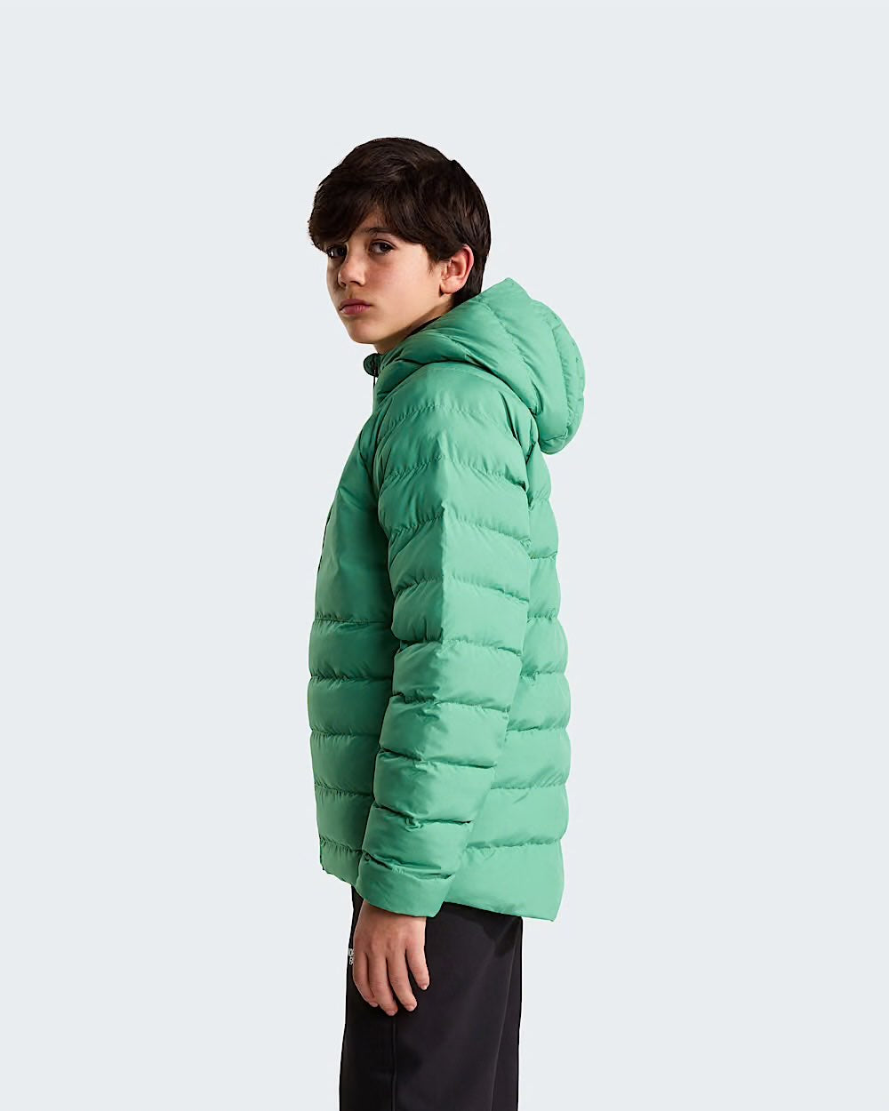 B REVERSIBLE PERRITO HOODED JACKET DIMMED ALGAE - ABBIGLIAMENTO - THE NORTH FACE