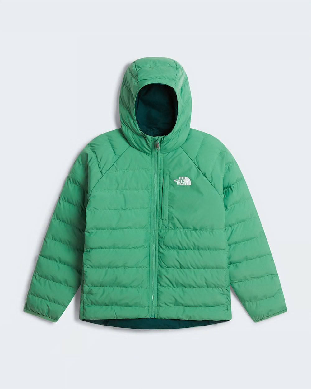 B REVERSIBLE PERRITO HOODED JACKET DIMMED ALGAE - ABBIGLIAMENTO - THE NORTH FACE