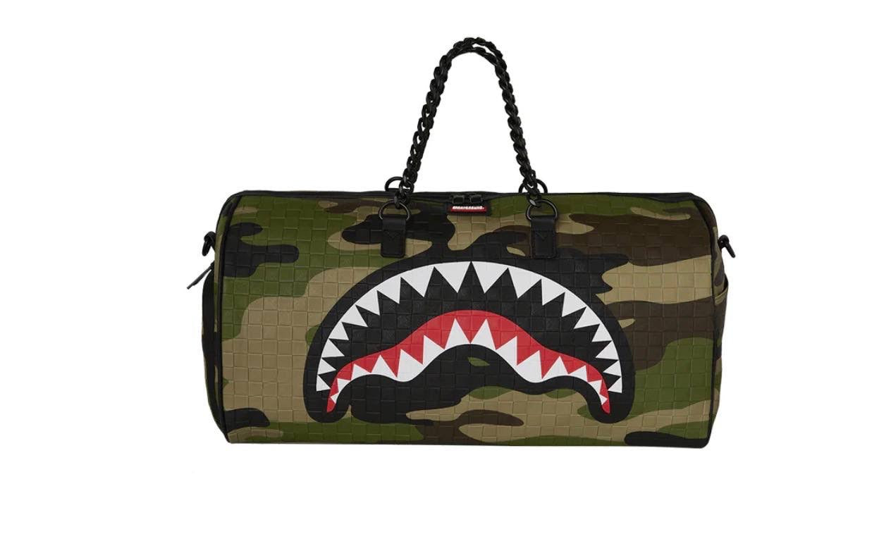 WOODLAND CAMO CHECK CHAIN DUFFLE - Accessori - SPRAYGROUND