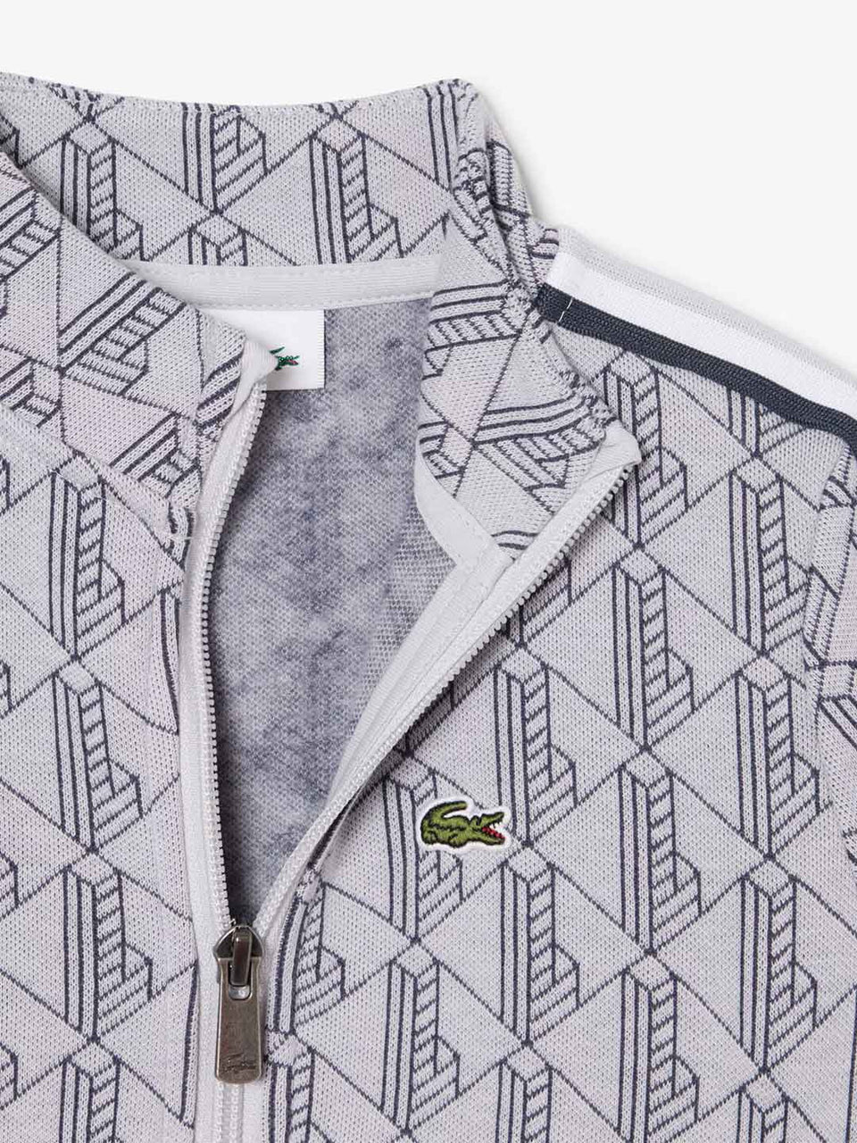 LCN MONOGRAM FULL ZIP TOP - ABBIGLIAMENTO - LACOSTE