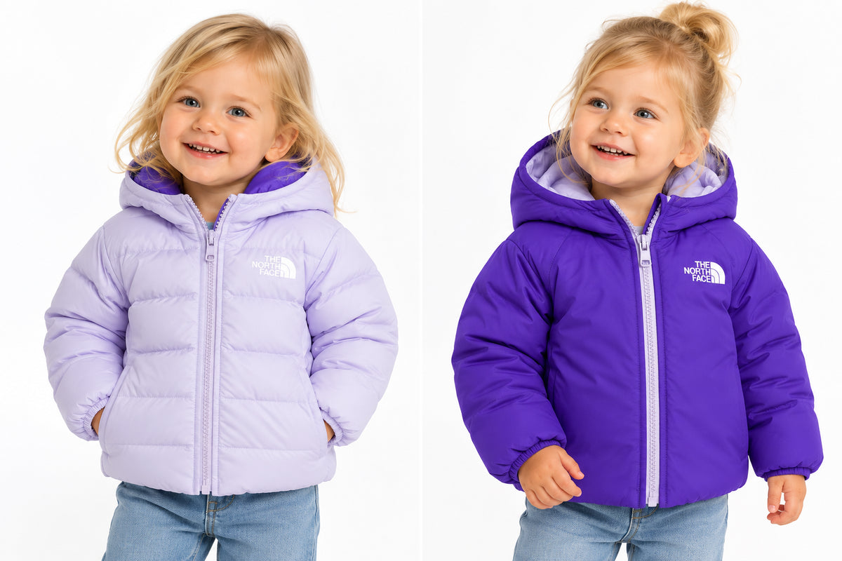 KID REVERSIBLE PERRITO JACKET ICE LILAC - ABBIGLIAMENTO - THE NORTH FACE