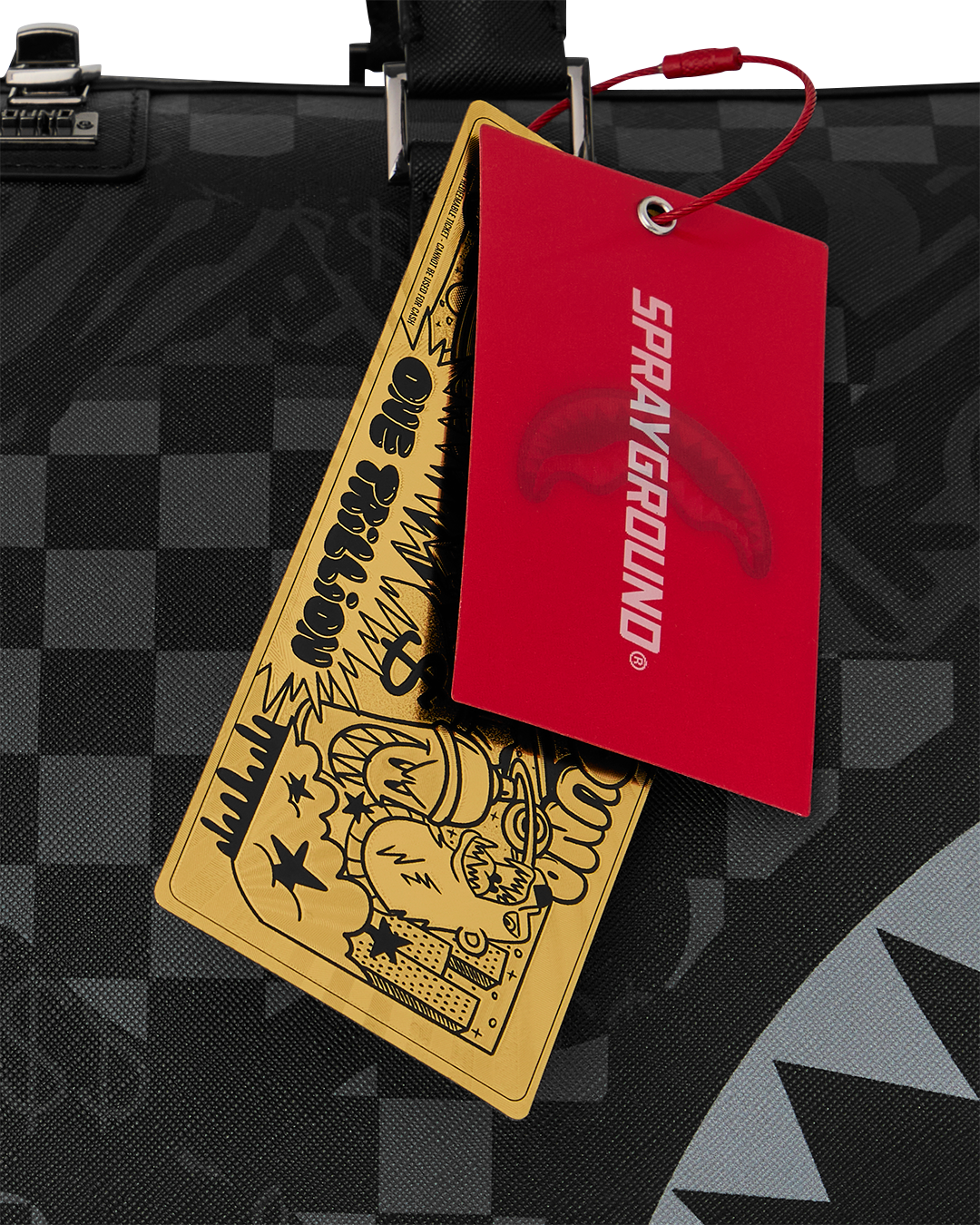 4AM RED SHARK DUFFLE - Accessori - SPRAYGROUND