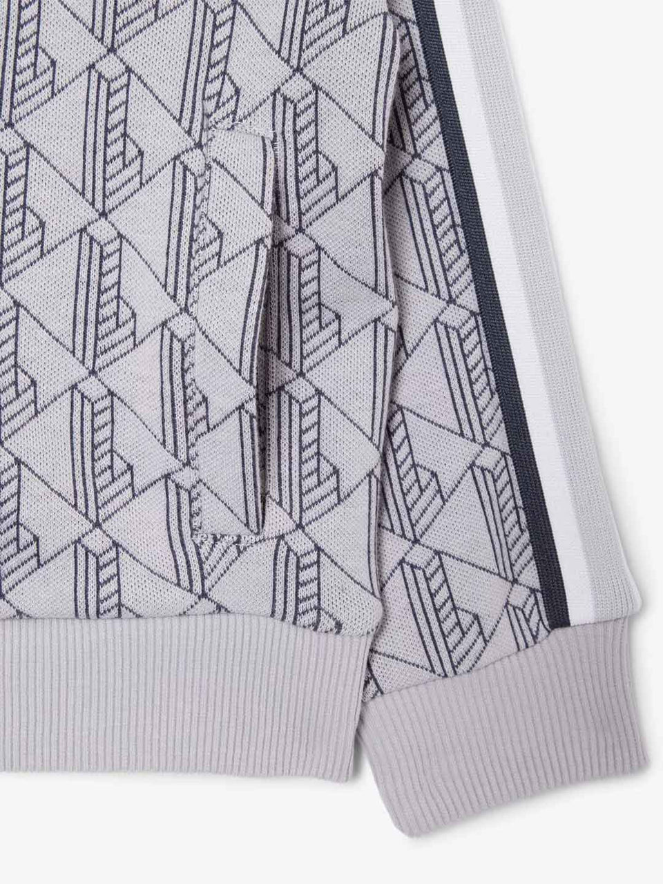 LCN MONOGRAM FULL ZIP TOP - ABBIGLIAMENTO - LACOSTE