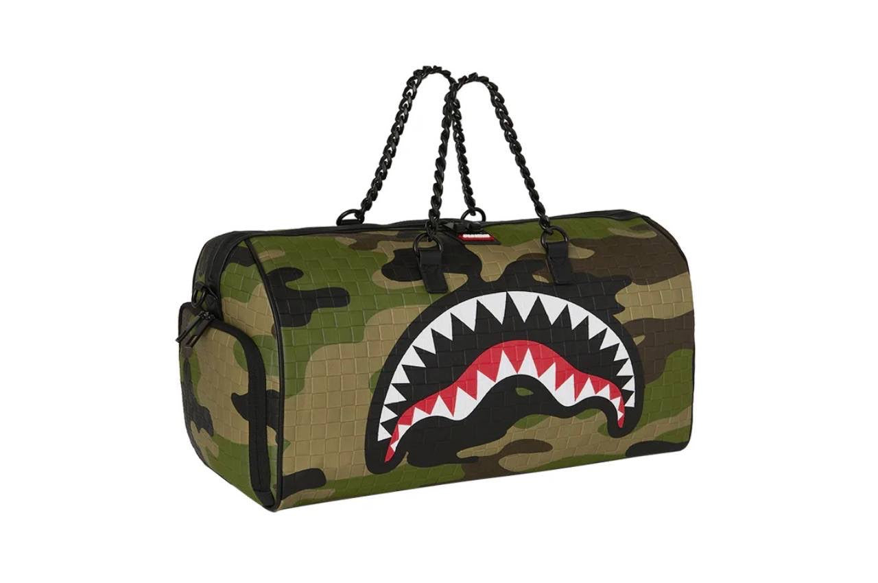 WOODLAND CAMO CHECK CHAIN DUFFLE - Accessori - SPRAYGROUND