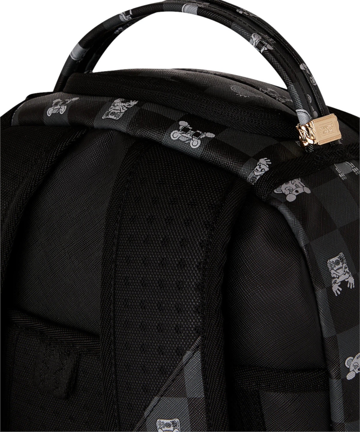 GRAY PEEKING CHARACTER CHECK BACKPACK - Accessori - SPRAYGROUND