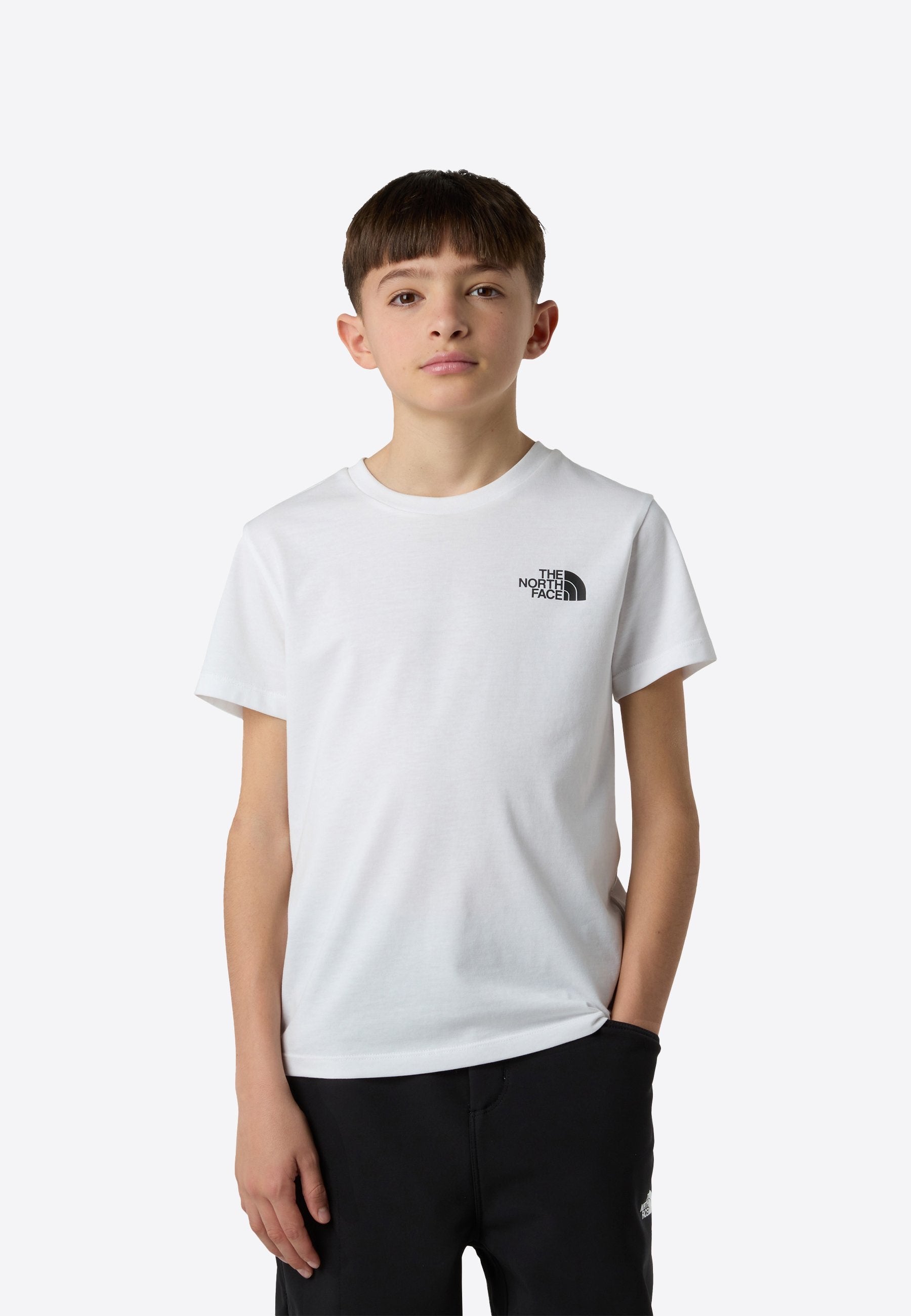TEEN SIMPLE DOME REG SS TNF WHITE - ABBIGLIAMENTO - THE NORTH FACE