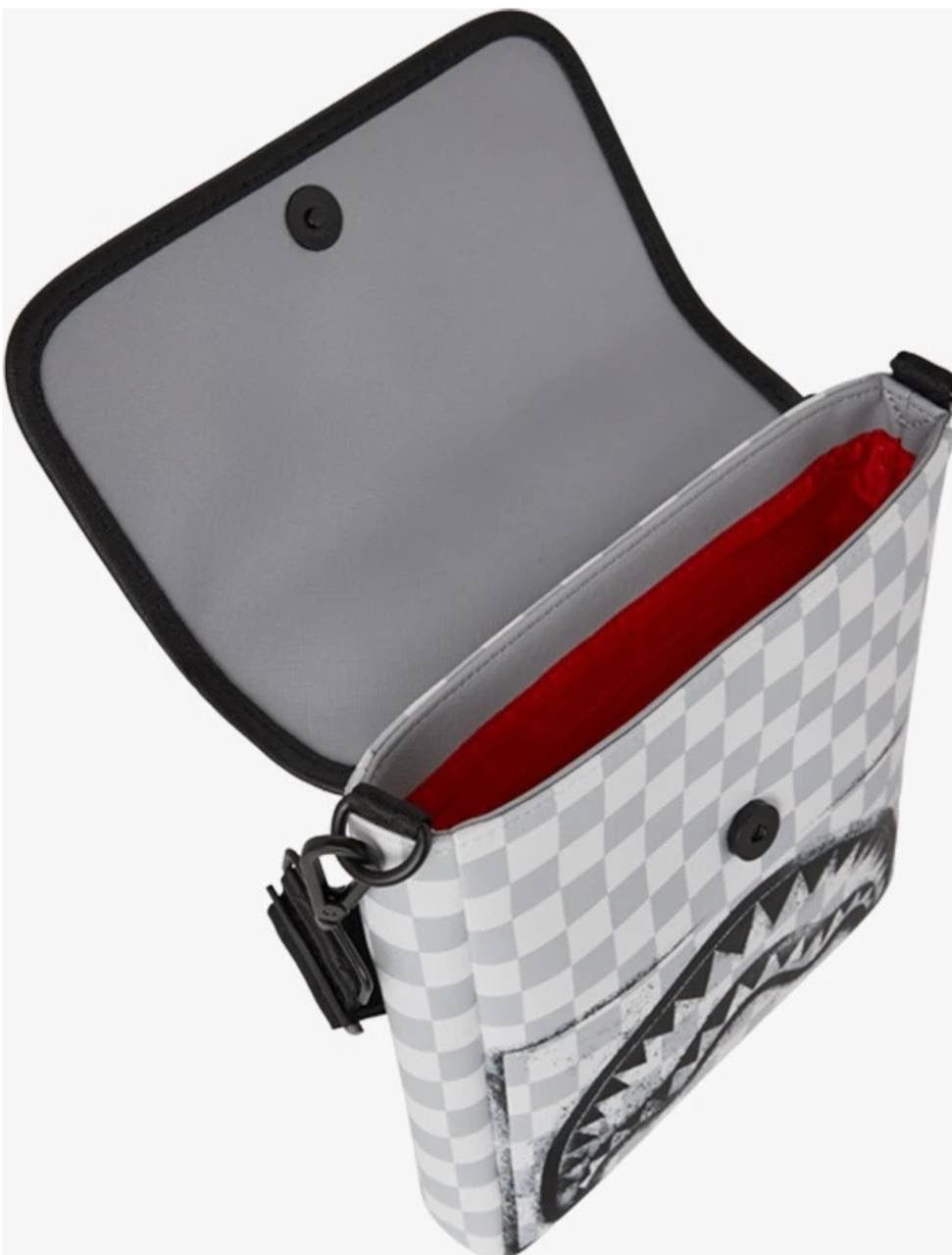 RED STENCIL SHARK MESSENGER BAG - Accessori - SPRAYGROUND