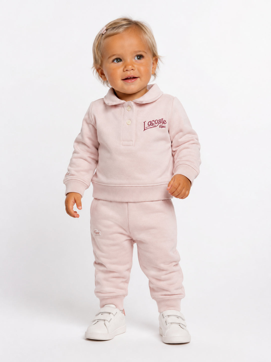 LCG POLO FLEECE SET ROSA - ABBIGLIAMENTO - LACOSTE