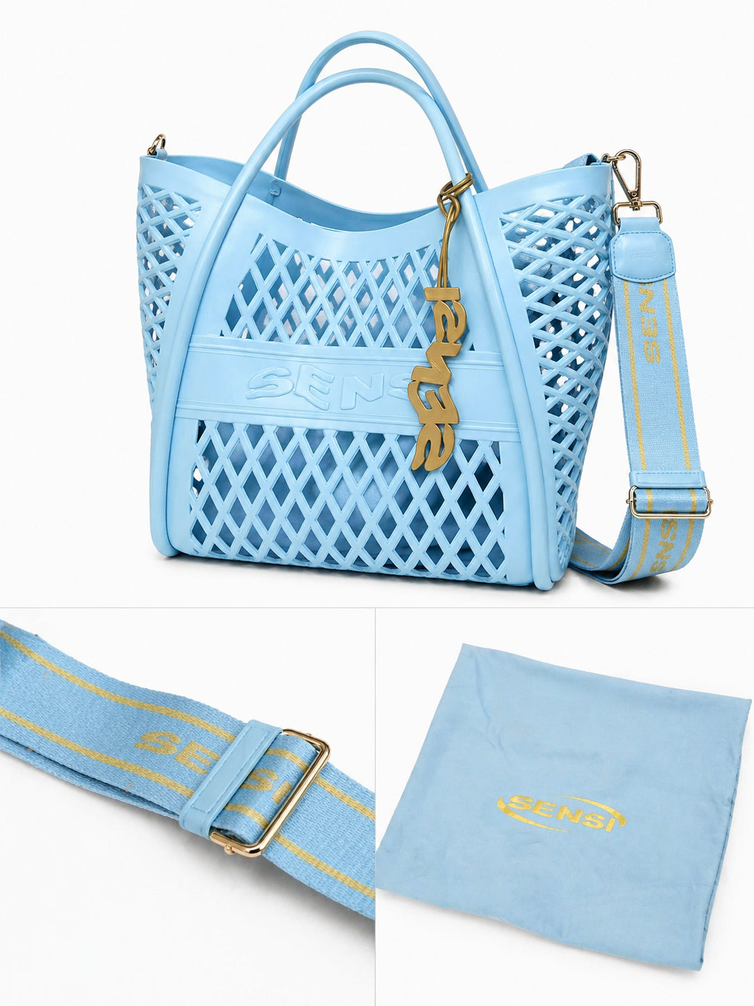 FLAMINGO BAG CELESTE - ABBIGLIAMENTO - SENSI