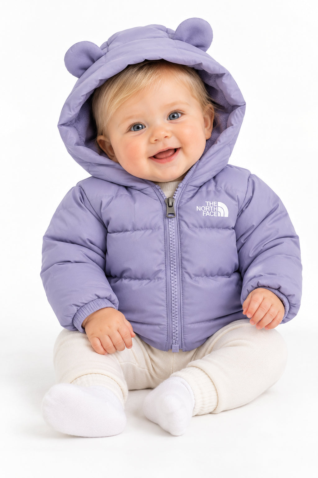 BABY NORTH DOWN FLEECE LINED JACKET PALE PLUM - ABBIGLIAMENTO - THE NORTH FACE
