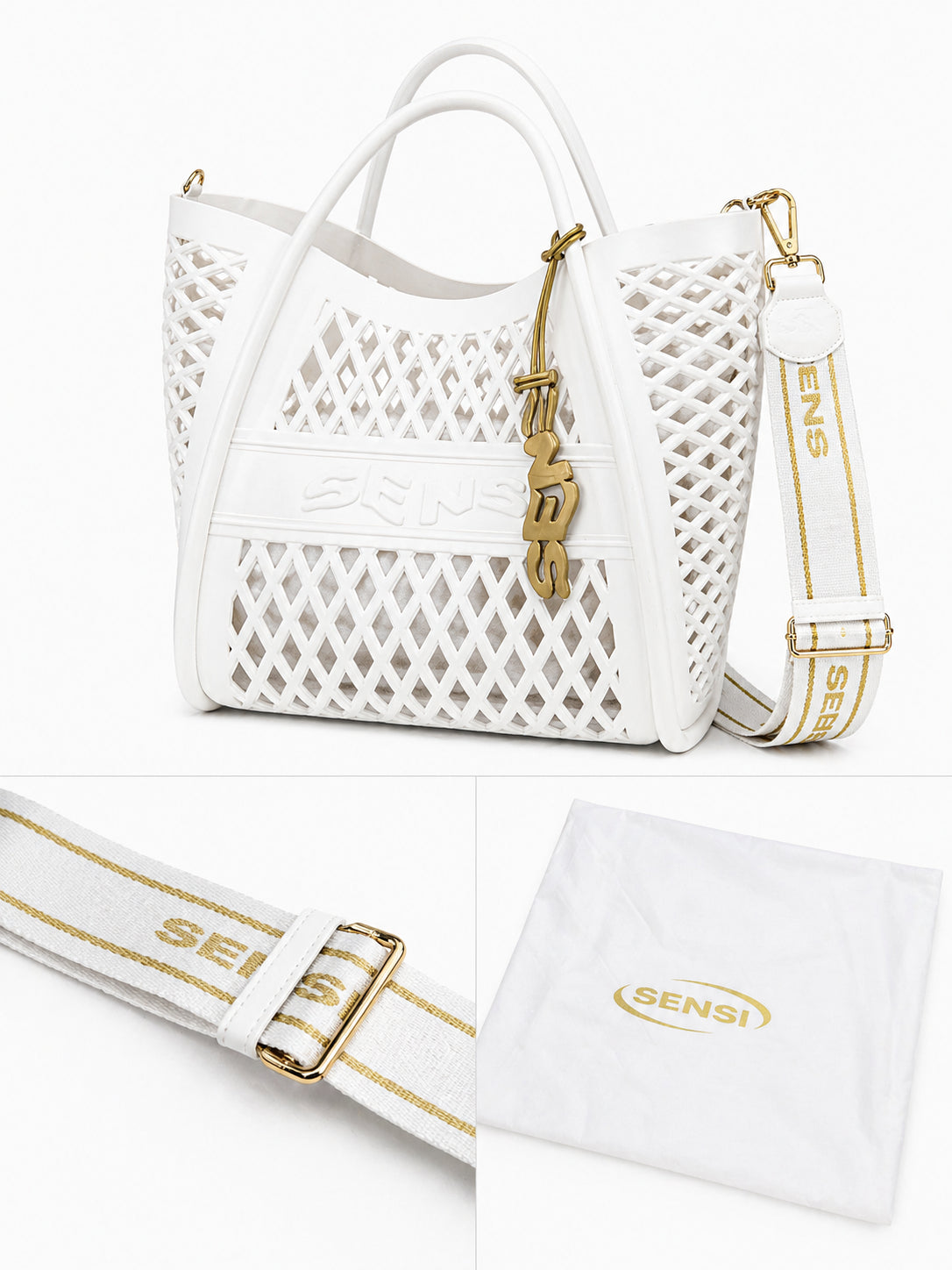 FLAMINGO BAG BIANCA - ABBIGLIAMENTO - SENSI