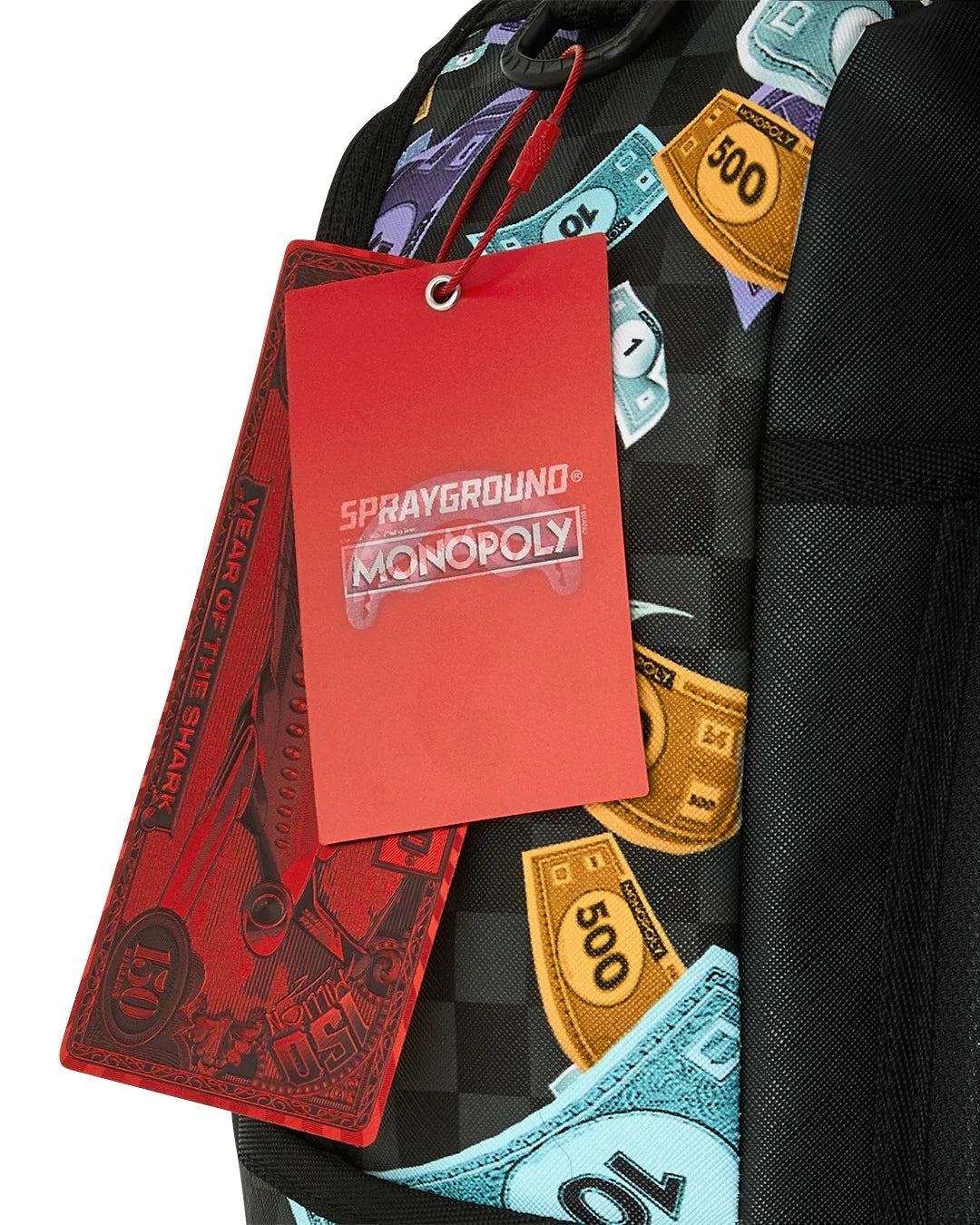 MONOPOLY GO SHARKMOUTH STENCIL BACKPACK - Accessori - SPRAYGROUND