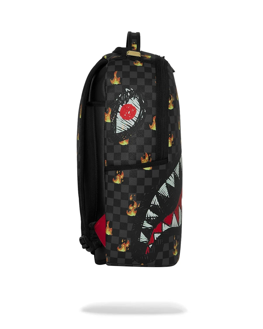 SCRIBBLE FIRE CHECK BACKPACK - Accessori - SPRAYGROUND