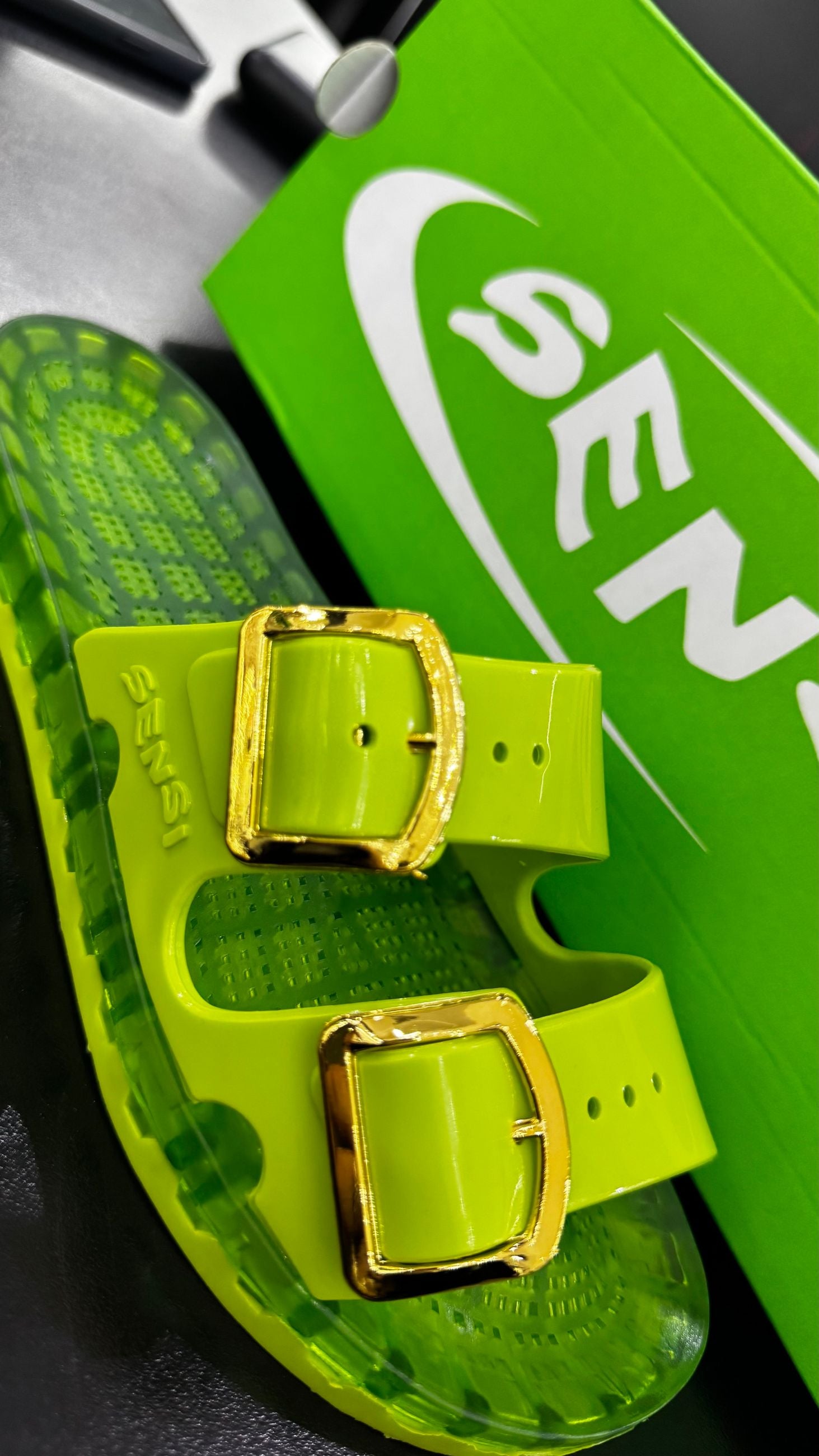 LA JOLLA FLAMINGO LIME - Accessori calzature - SENSI